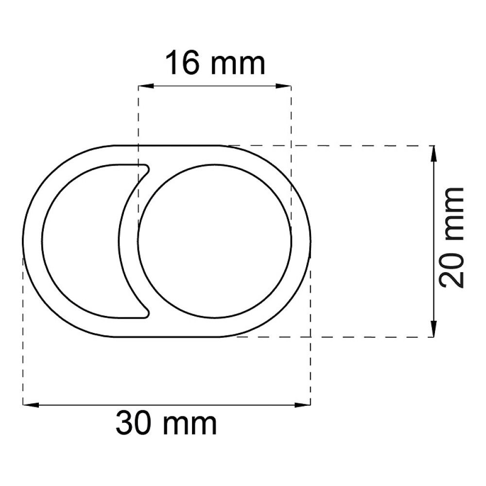 Ovenpysäytin Habo harmaa