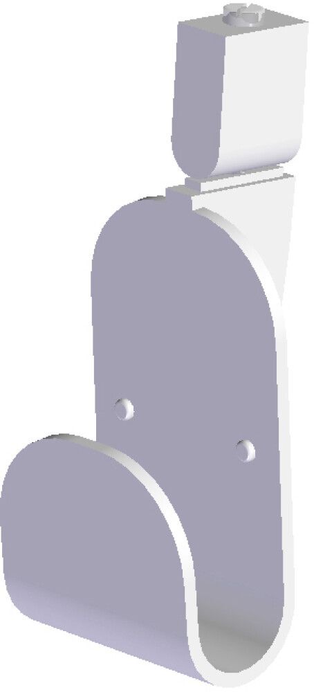 Pidike Lundbergs Vaatetangon Valkoinen