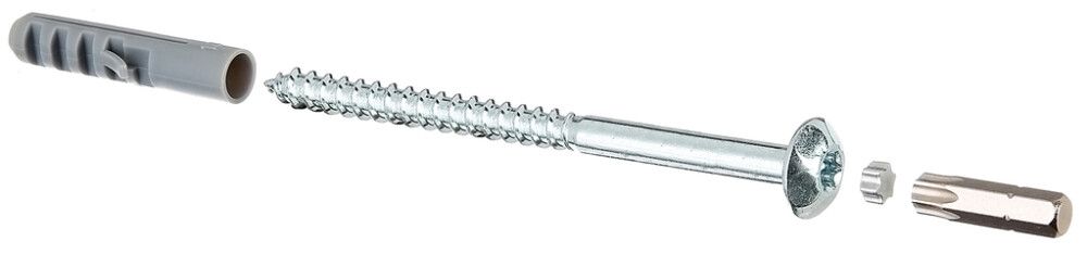 Turvaruuvi 7 x 105 mm 4 Kpl