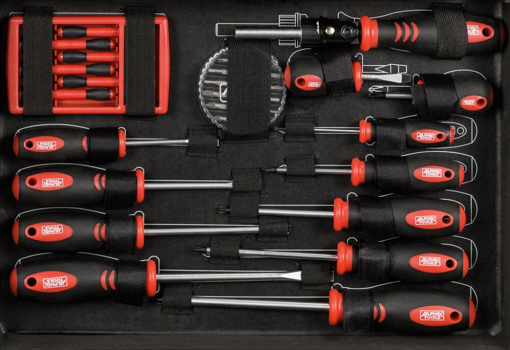 Työkalusalkku Alpha Tools Big Box 119-osainen