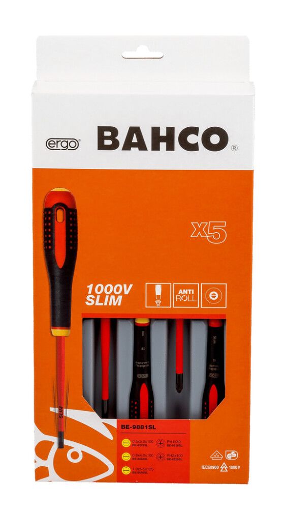 Ruuvitalttasarja Bahco ERGO™ 5-os