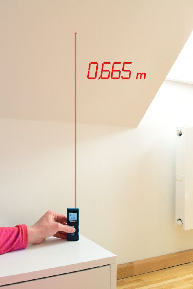 Laseretäisyysmittalaite Wisent 20 m