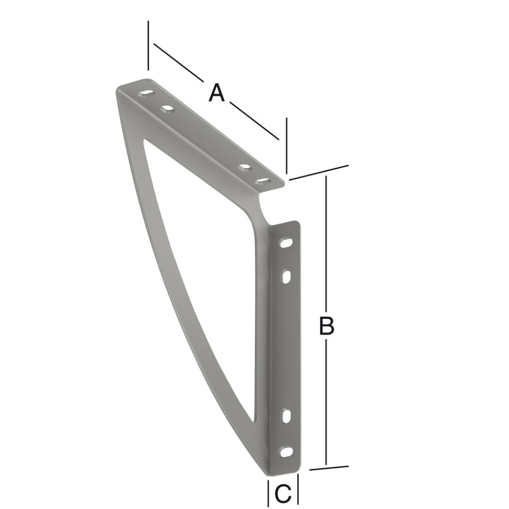 Kannatin Teräs 140 x 140 mm