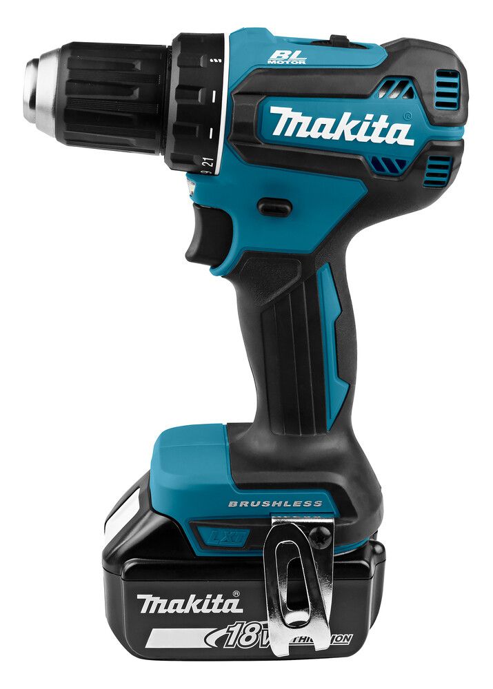Porakone Makita LXT DDF485RTJ + 2 kpl 5,0 Ah akku