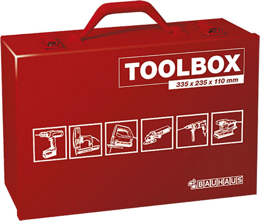Metallilaukku Toolbox BAUHAUS 33,5 x 11 x 23,5 cm