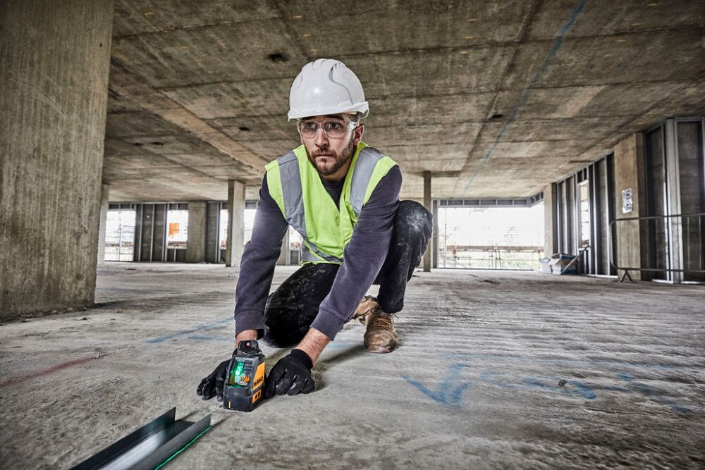 Ristinlinjalaser DeWalt DW088CG Vihreä