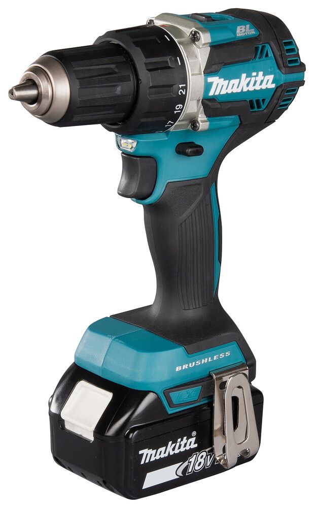 Porakone Makita LXT DDF484RTJ + 2 kpl 5,0 Ah akku