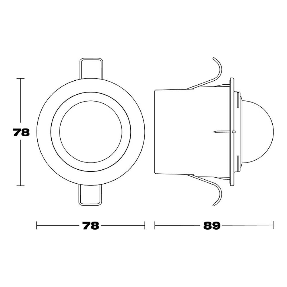 Hämärätunnistin Steinel IS360-1 Musta