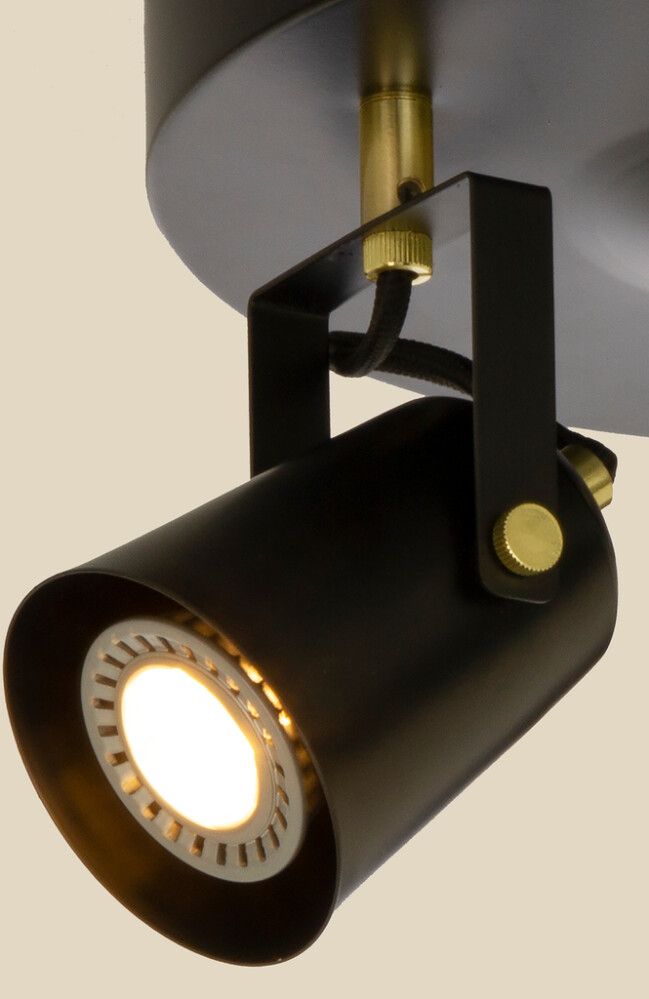 Kattospotti Aneta Metz musta/mattamessinki Ø 25 cm