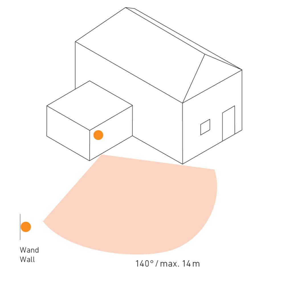 Liiketunnistin Steinel IS140-2 musta