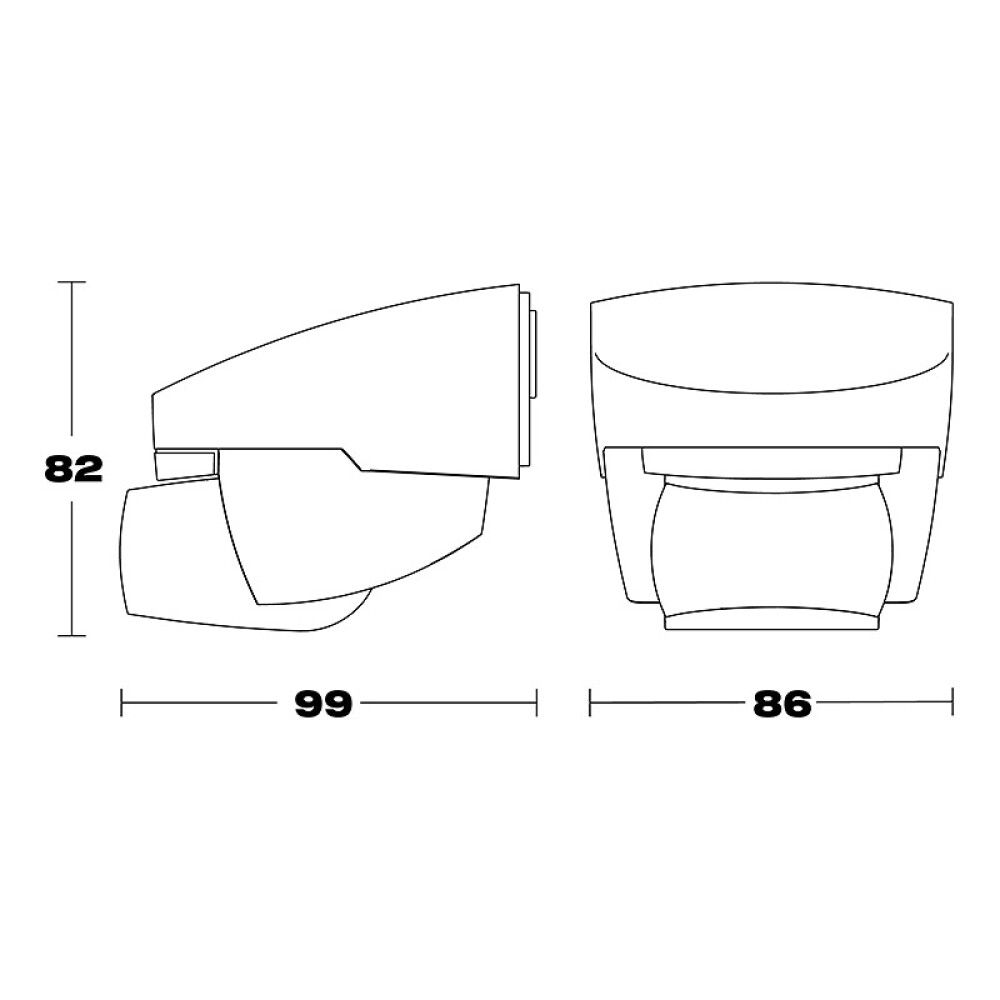 Liiketunnistin Steinel IS140-2 musta
