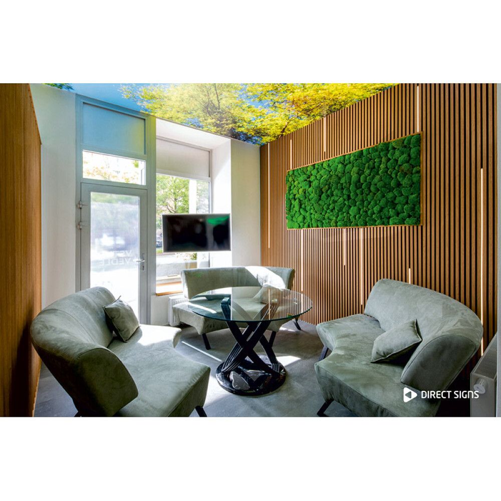 LED-profiili akustiikkalevyyn Direct Signs COB 18 W 3000 K 151,5 cm