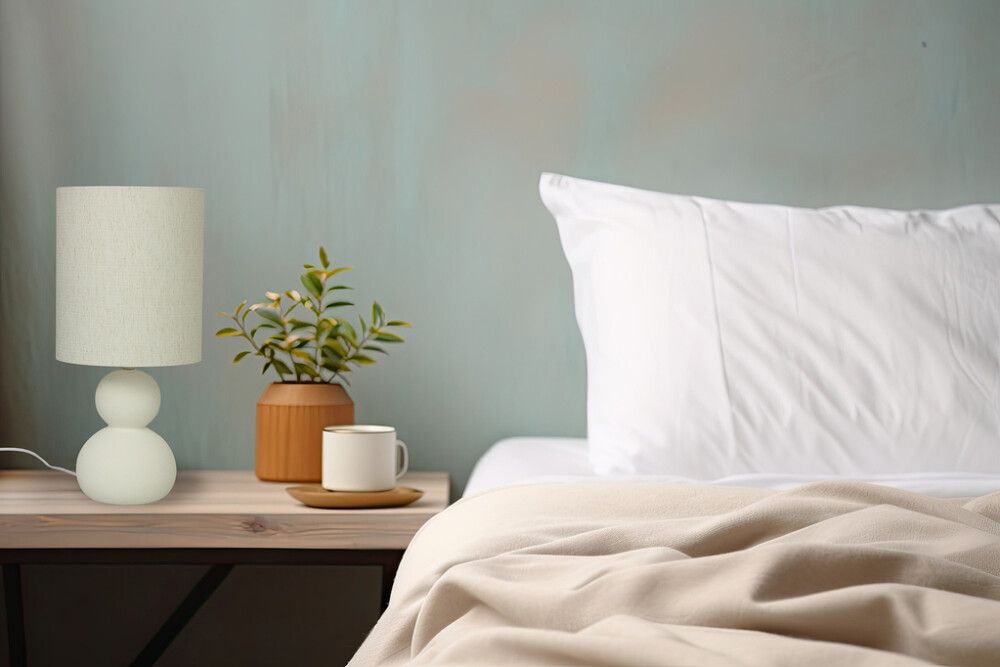 Pöytävalaisin Aneta Kalamata luonnonvalkoinen