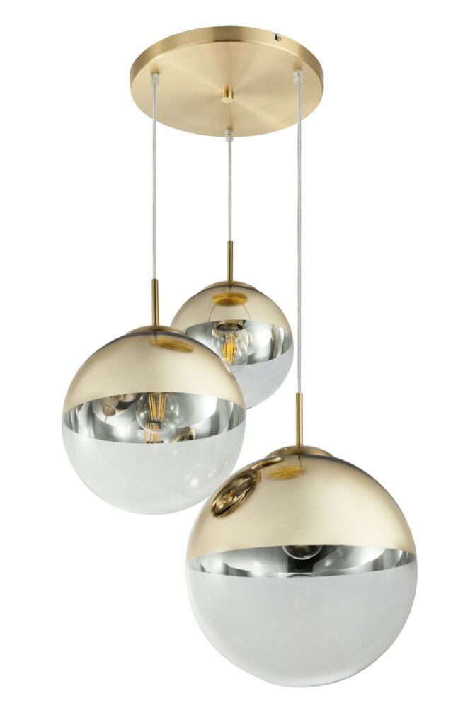 Riippuvalaisin Globo Varus 3-os kulta Ø 51 cm