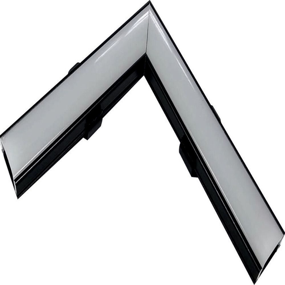 Alumiiniprofiili Direct Signs Slim Kulma Musta