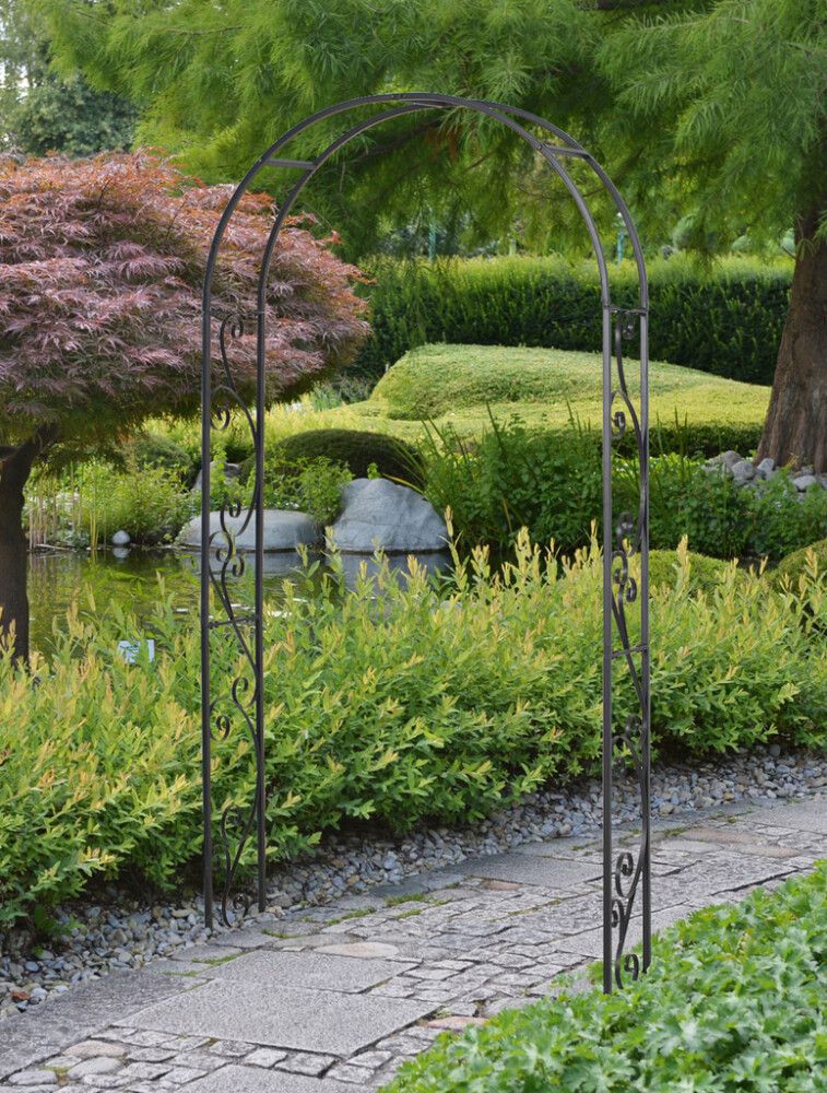 Ruusukaari Elian Musta 120 x 26 x 240 cm