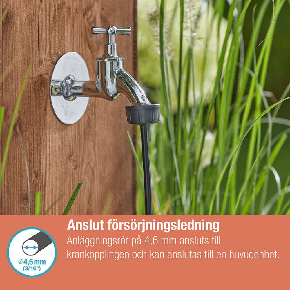 Hanaliitin Gardena Micro-Drip 4,6 mm