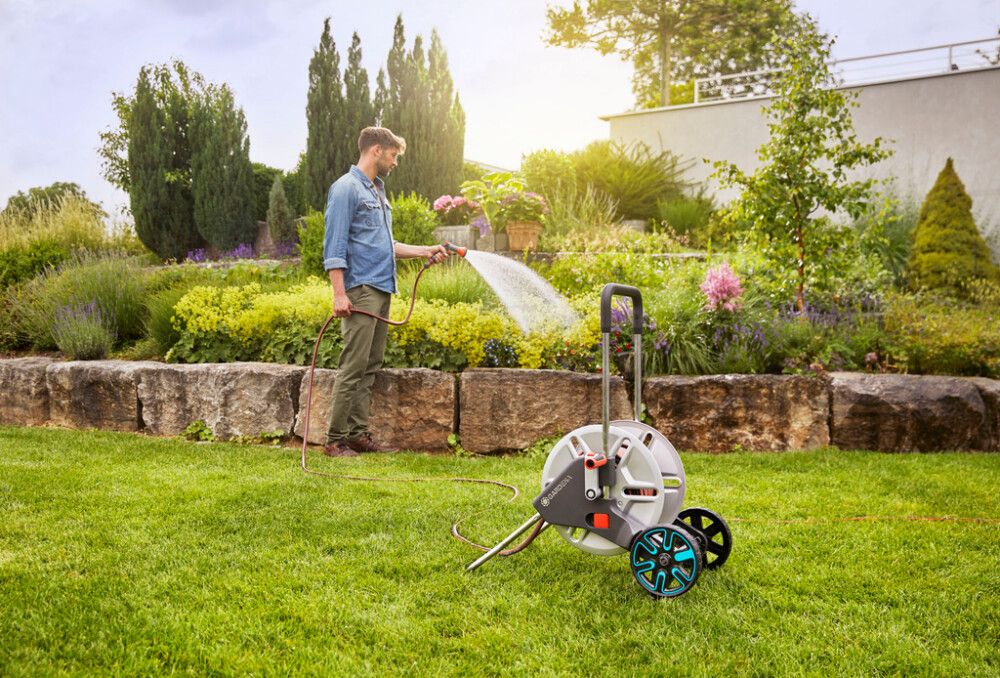 Letkuvaunu Gardena CleverRoll M Metal 30 m