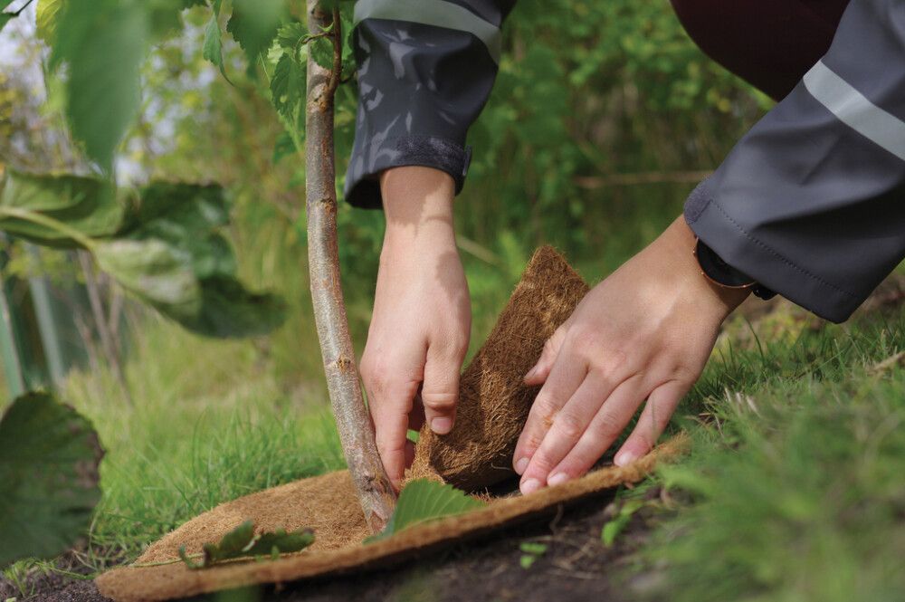 Rikkaruohosuoja kookoskuitumatto pyöreä 60 cm