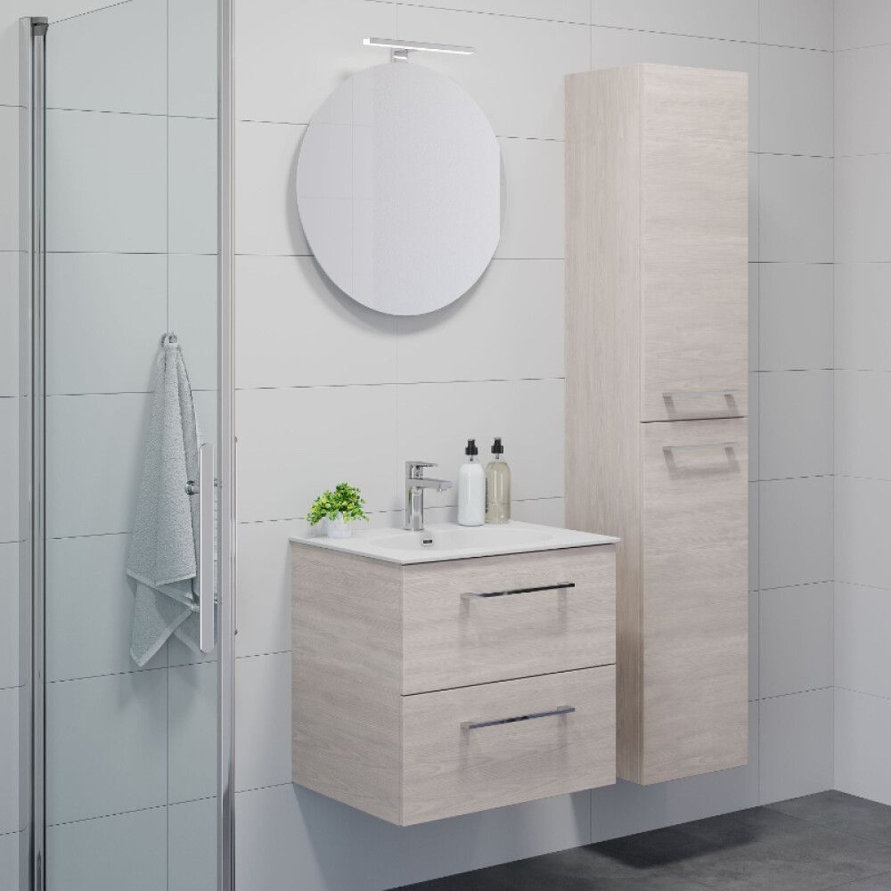 Allaskaappi Camargue Svanholm Full Harmaa puu 60 x 46 x 55 cm