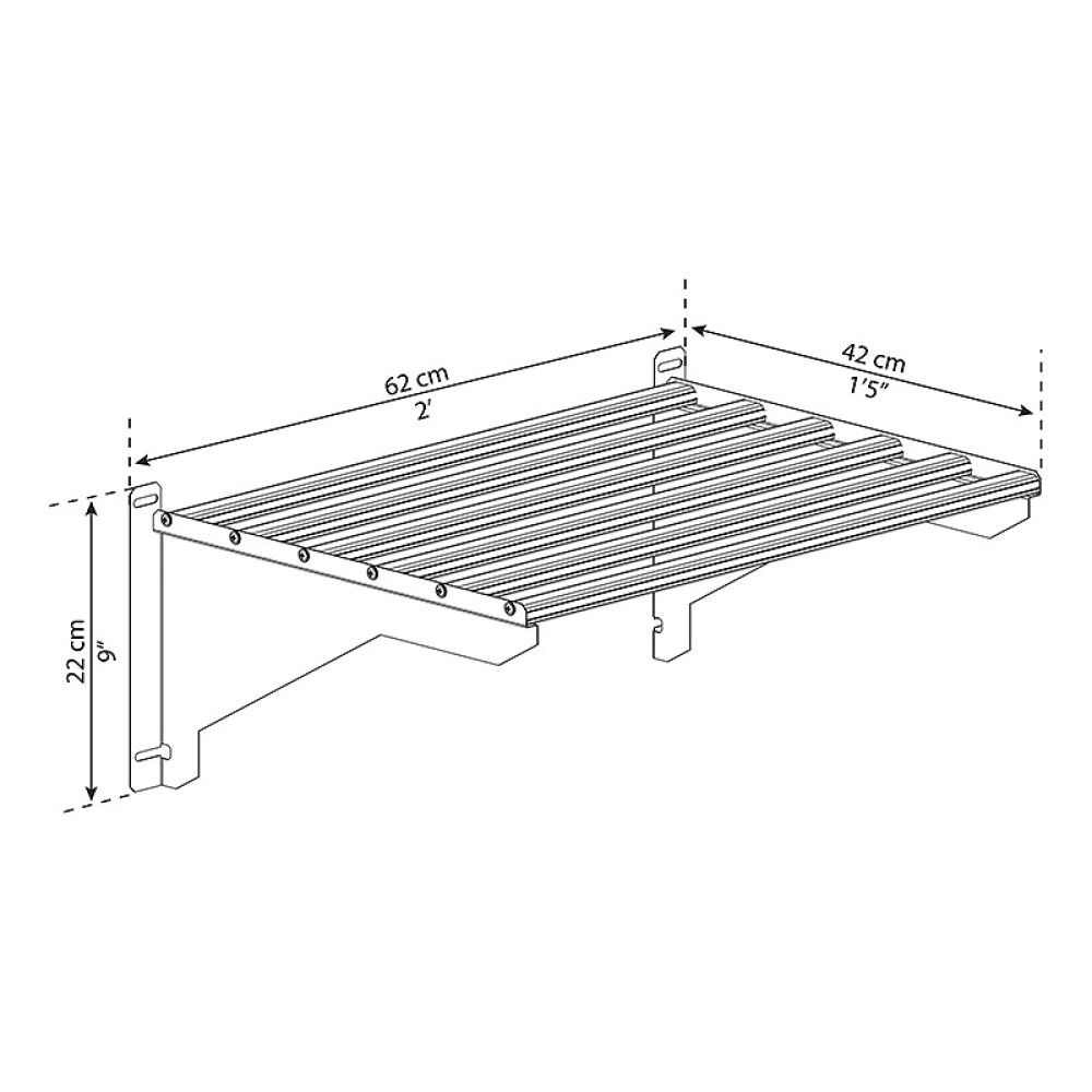Hylly Palram-Canopia kasvihuoneisiin Heavy Duty
