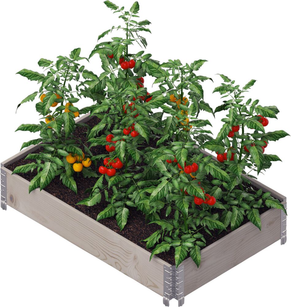 Lavakaulus 120 x 80 x 20 cm harmaa