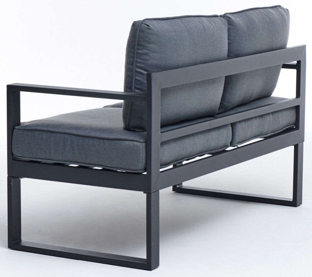 Sohva Sunfun Firenze 2-istuttava tummanharmaa