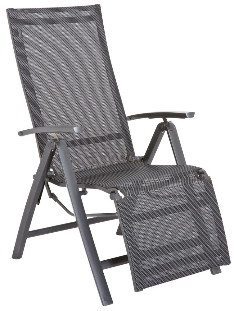 Lepotuoli Maja säädettävä tummanharmaa