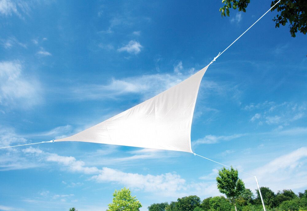 Aurinkopurje Doppler 3,6 x 3,6 x 3,6 m valkoinen