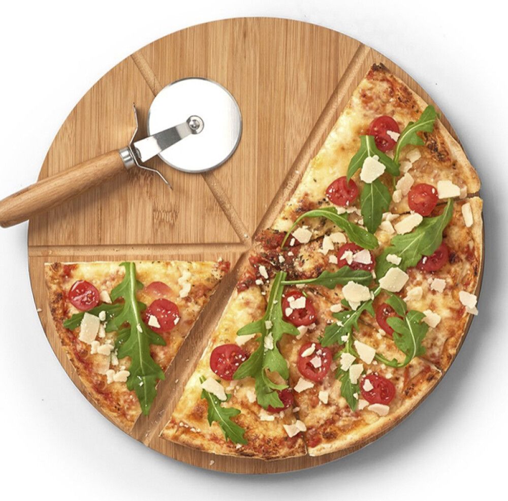 Pizza Leikkuulauta + Veitsi Zeller