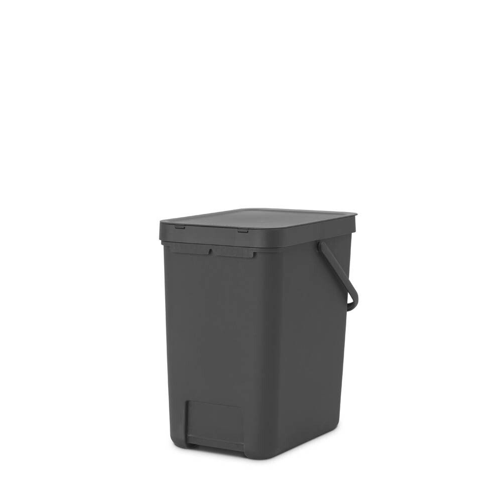 Roska-astia Brabantia Sort&Go 25 L Harmaa