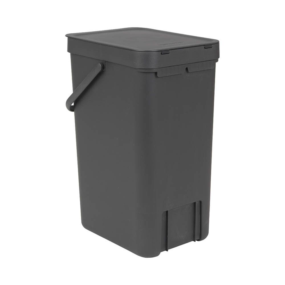 Roska-astia Brabantia Sort&Go 16 L Harmaa