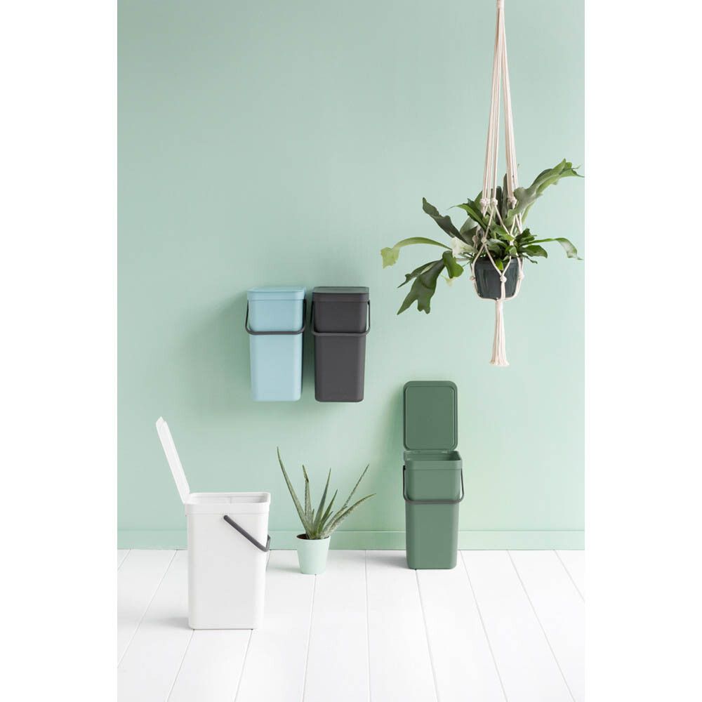 Roska-astia Brabantia Sort&Go 16 L Harmaa