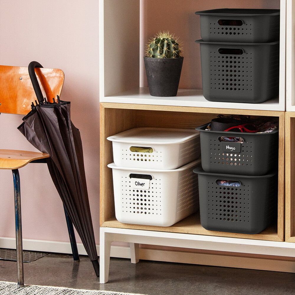 Säilytyskori SmartStore Basket Recycled 6 L Antrasiitti 37 x 28 x 10 cm