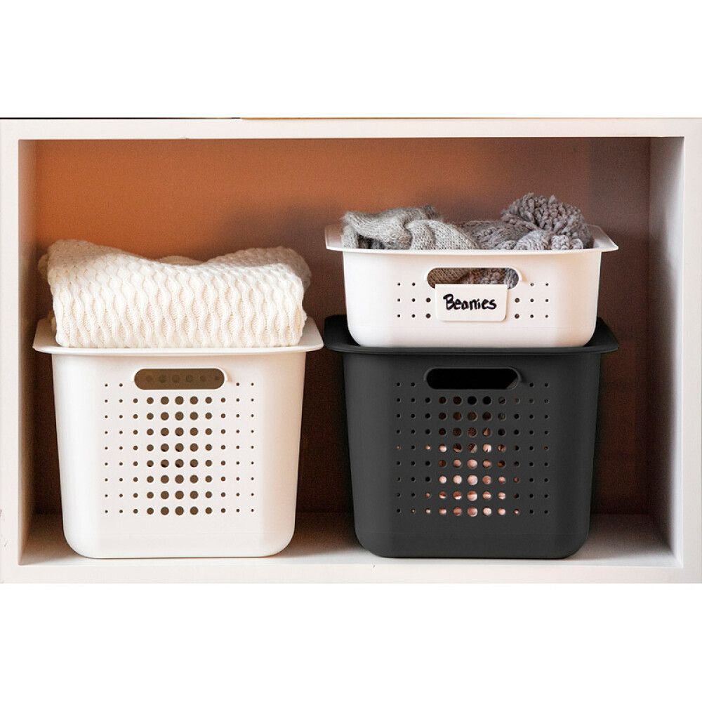 Säilytyskori SmartStore Basket Recycled 6 L Antrasiitti 37 x 28 x 10 cm