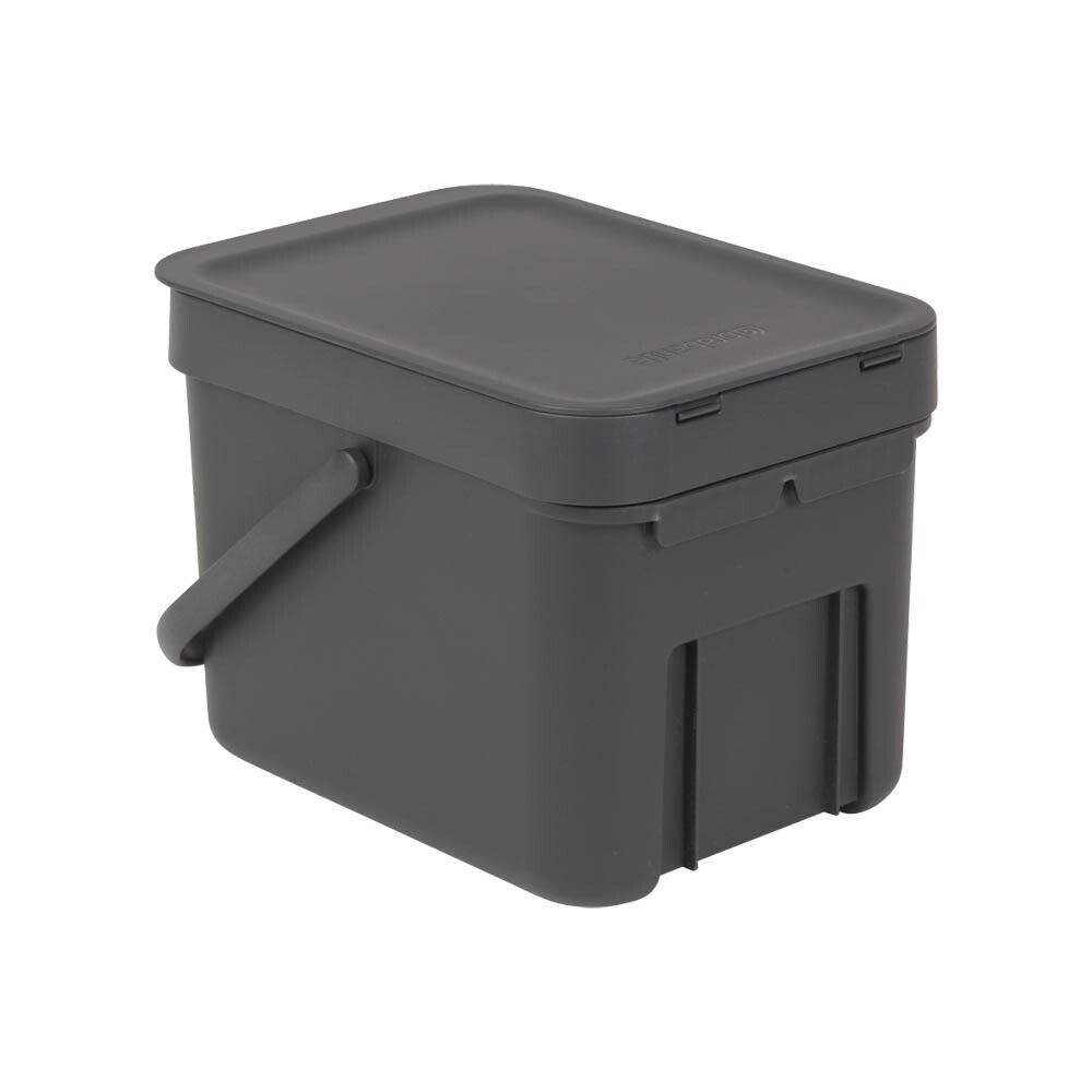 Roska-astia Brabantia Sort&Go 6L Harmaa