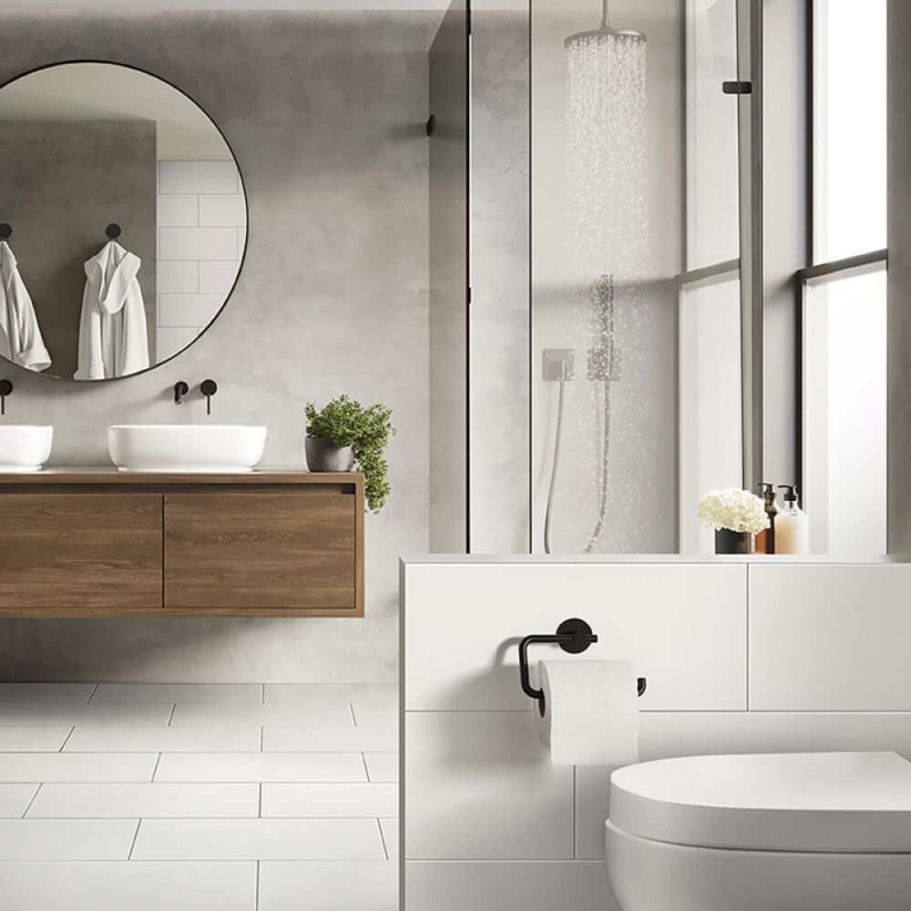 Wc-paperiteline Mattamusta rst Pyöreä BB1130