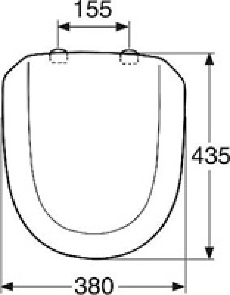 WC-istuinkansi Ido Trevi pehmeä