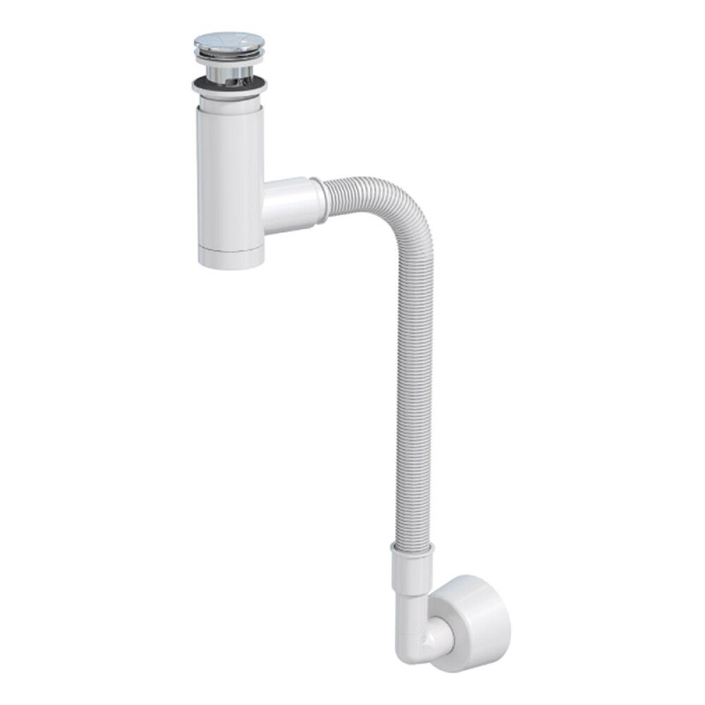 Vesilukko Svedbergs EasyClean pohjaventtiilillä valkoinen