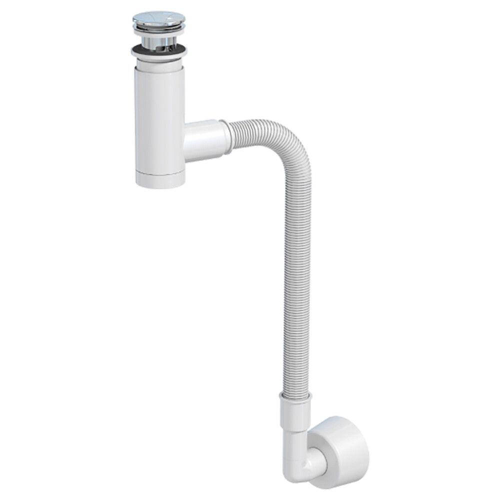 Vesilukko Svedbergs EasyClean pohjaventtiilillä valkoinen