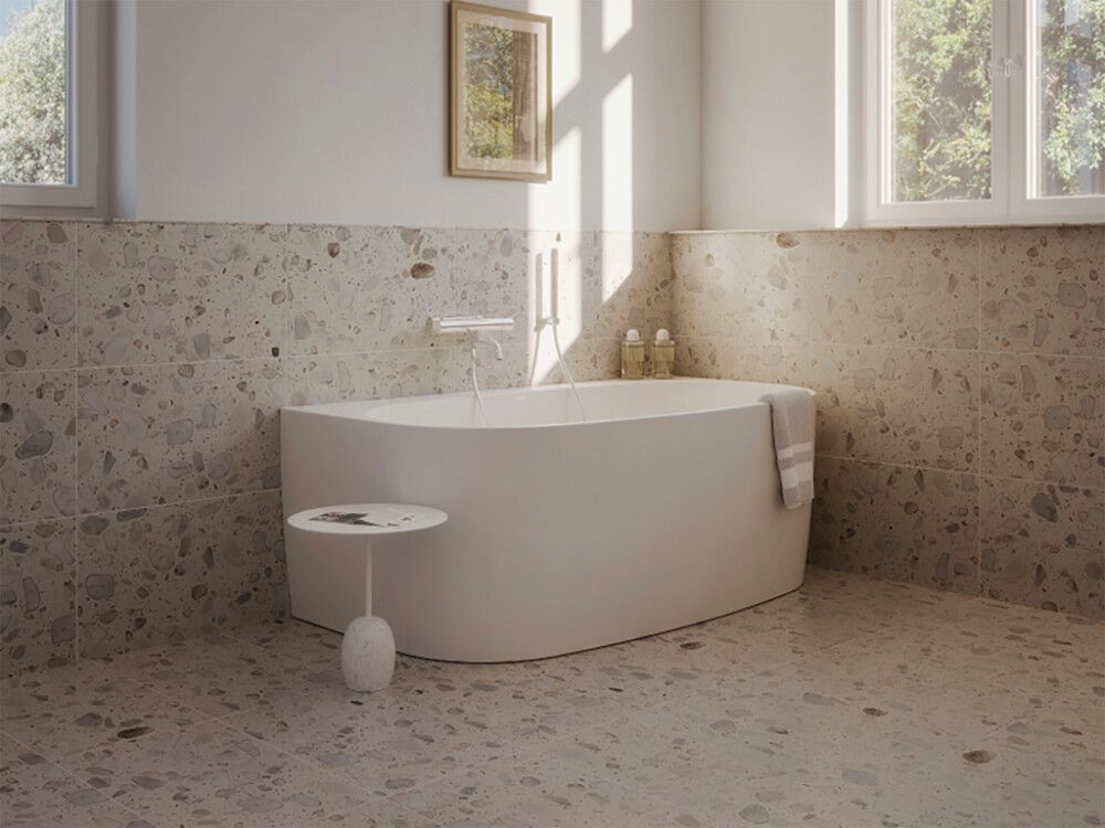 Kylpyamme Svedbergs Lule valkoinen 
215 l