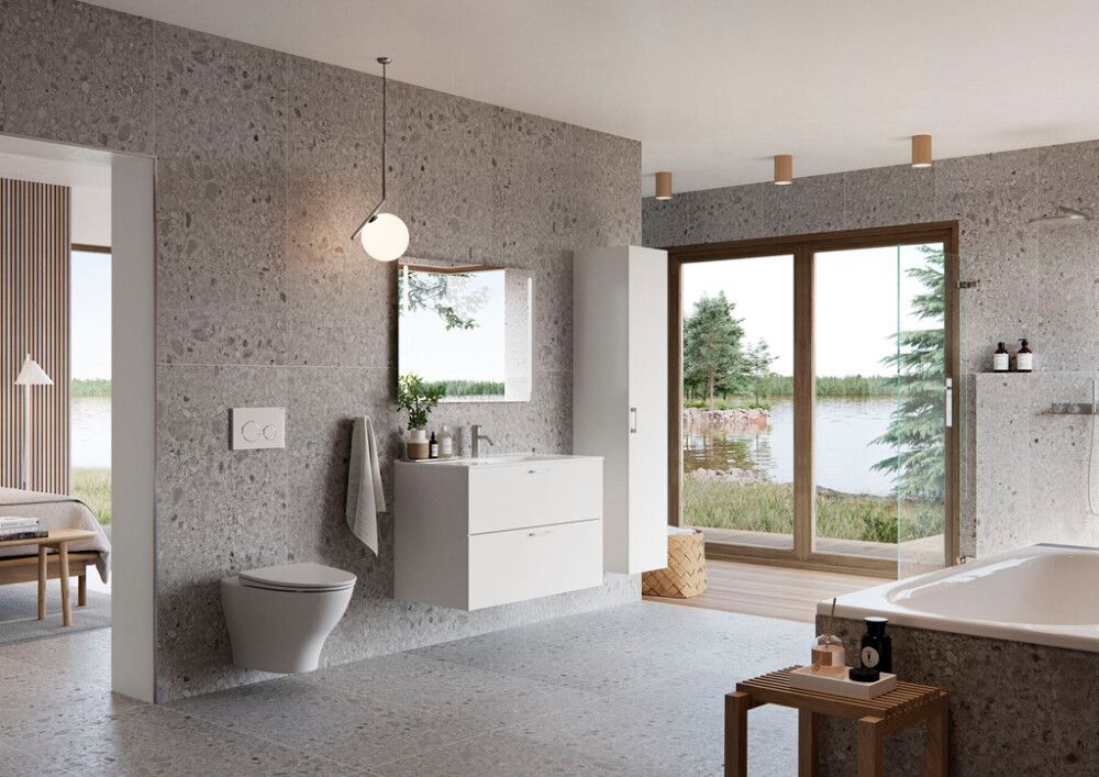 Tasoallas Ido Elegant valkoinen 91 x 47,3 cm