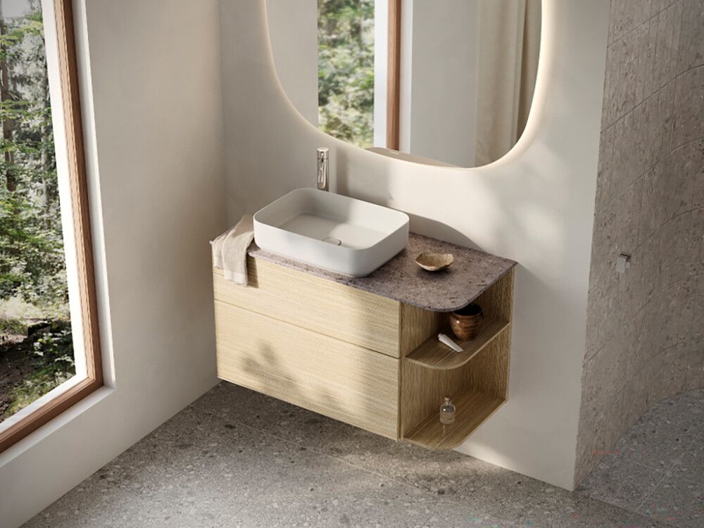 Posliiniallas Svedbergs Myre valkoinen 50 x 36 cm