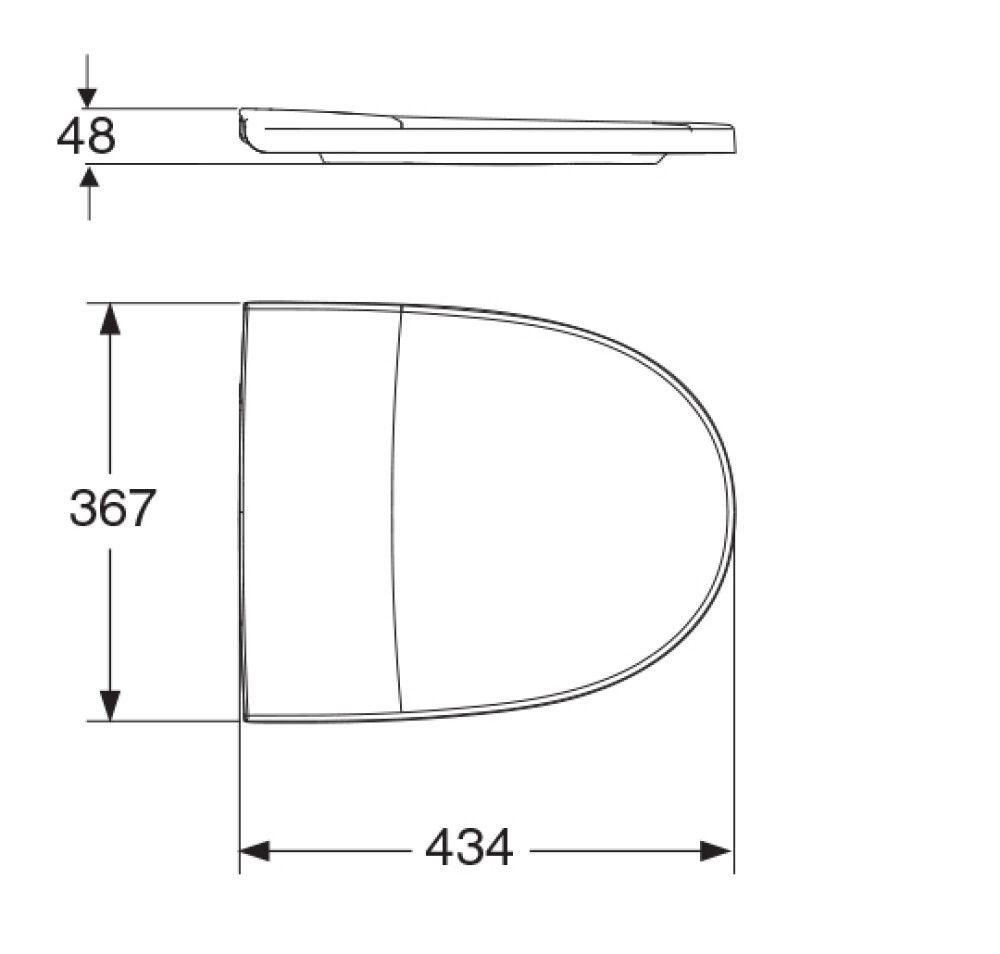 Wc-istuinkansi IDO Seven D Kova Valkoinen 91542