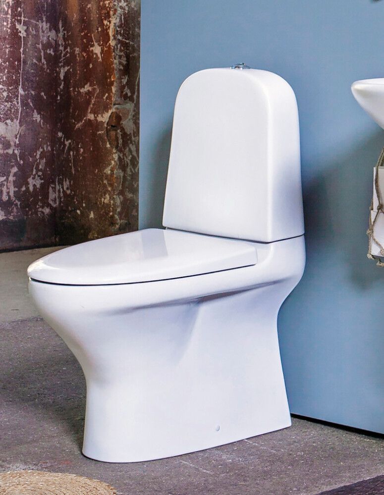 WC-istuin Gustavsberg Estetic 8300 C+ Duo S/P-lukko valkoinen