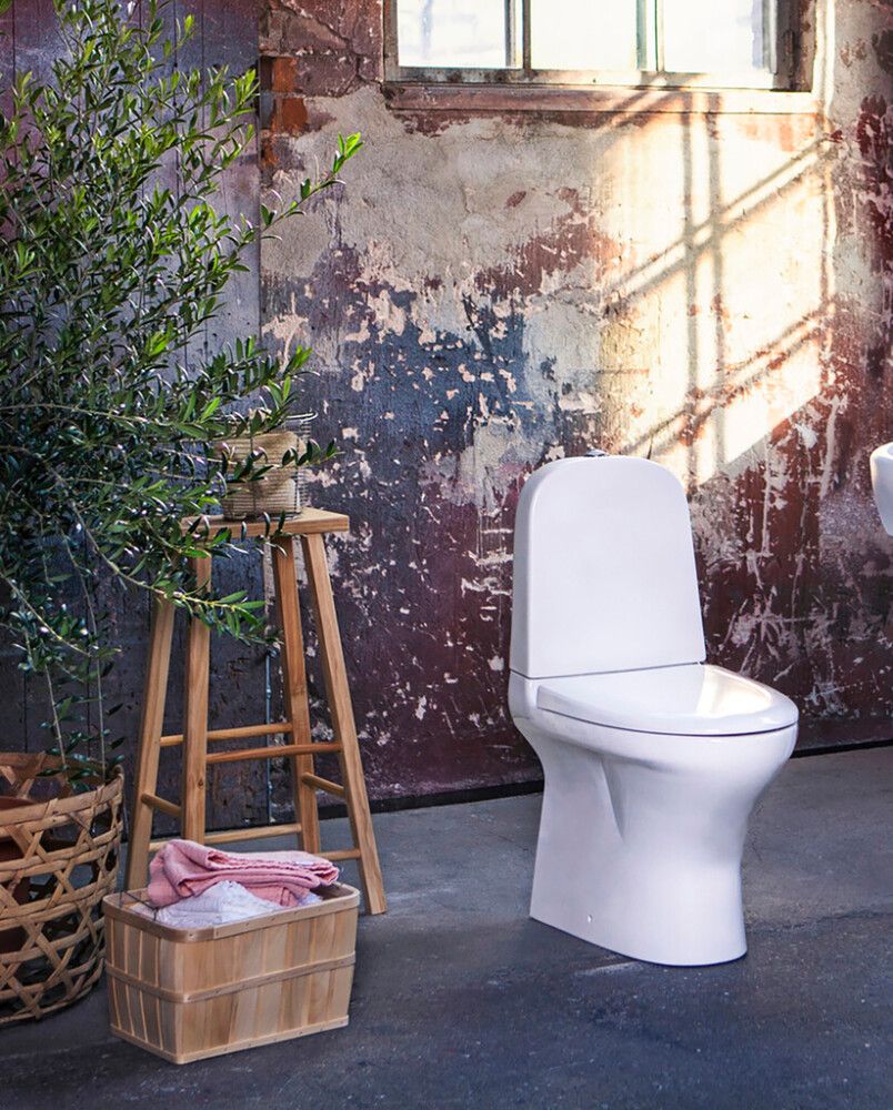 WC-istuin Gustavsberg Estetic 8300 C+ Duo S/P-lukko valkoinen