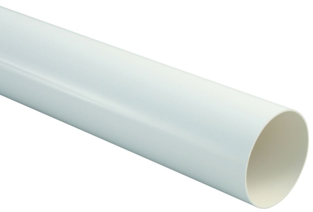 Syöksytorvi Marley DN 105 1 m valkoinen