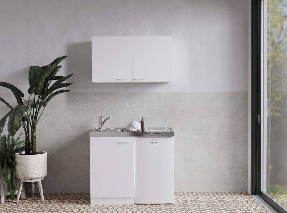 Minikeittiö Respekta 1 m valkoinen
