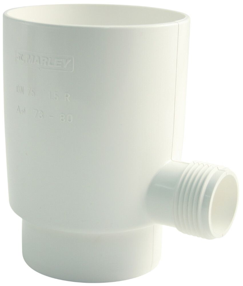 Sadevedenkerääjä Marley DN 105 valkoinen