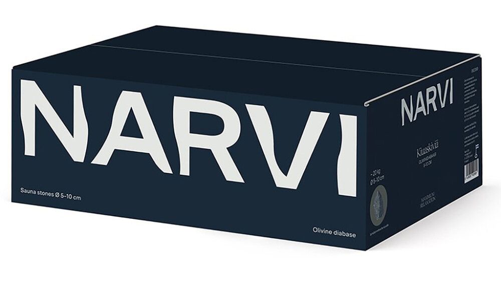 Kiuaskivet Narvi 20 kg Ø 5-10 cm